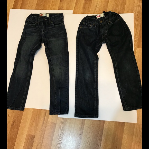 Levi's Other - 2 pairs Boys Levis 511 size 8R w/adjustable waist